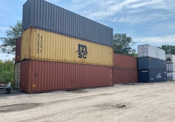 40 ft high cube containers